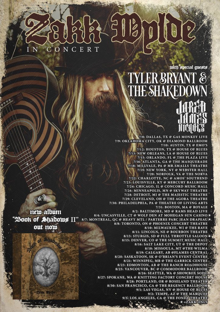Zakk Wylde Tour